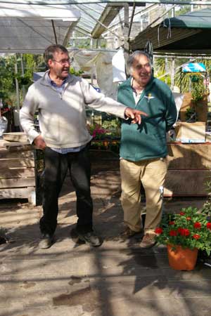 Matthew and Ray Hubbard at Hill House Nursery